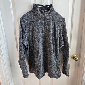 St. John's Bay Womens Long Sleeve Polar Fleece Quarter-Zip Pullover